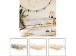 The Living Store Letto Per Bambini Con Cassetti 80X200 Cm In Legno Massiccio Di Pino
