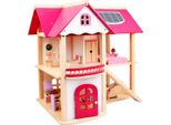 Casa Delle Bambole In Legno Mobili Grandi Rosa