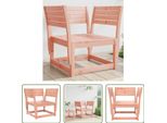 The Living Store Sedia Da Giardino In Legno Massiccio Di Abete Douglas