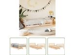 The Living Store Letto Per Bambini Con Cassetti 90X190 Cm In Legno Di Pino Massiccio