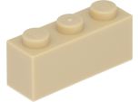 Lego® 50 Pezzi 3622 Mattoncini 1X3 Parte Basic 50 Beige