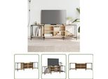 The Living Store Mobile Tv Rovere Sonoma 153X37X50 Cm Materiale Legno
