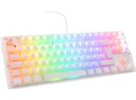 Ducky 4713319659253 Ducky One 3 Aura White Tkl Gaming Keyboard, Led Rgb - Mx-Speed-Argento