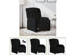 The Living Store Recliner Elettrico In Tessuto Nero