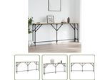 The Living Store Consolle In Rovere Sonoma 180X23X75 Cm Materiale A Base Di Legno