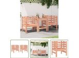 The Living Store Sedie Da Giardino 2 Pezzi 61,5X53X71 Cm In Legno Massiccio Di Abete Douglas