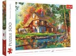 Puzzle Crefl 500 Pezzi Casetta In Riva Al Fiume 37484