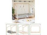 The Living Store Letto Per Bambini 90X190 Cm In Legno Di Pino Massiccio