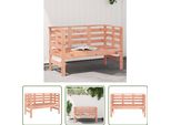 The Living Store Panca Da Giardino 111,5X53X71 Cm Legno Massiccio Di Abete Douglas