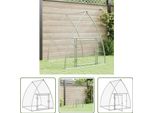 The Living Store Gabbia Per Polli Silver 100X105X120 Cm Acciaio Zincato