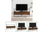 The Living Store Parete Tv In Rovere Marrone 100,5X30X51 Cm Materiale In Legno