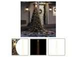 The Living Store Albero Di Natale 320 Led Bianco Caldo 375 Cm