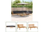 The Living Store Set Di Divani Da Giardino Da 5 Pezzi In Pallet Con Cuscini In Legno D'acacia