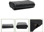 The Living Store Abdeckplane Anthrazit 5X7 M 650 G/M²