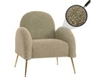 Lounge Chair HWC-N69, Poltrona Cocktail Chair, Sospensione Retrò Nosa Tessuto/Ceniglia Tessile ~ Verde Chiaro
