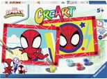 Ravensburger Pittura Per Numeri Creart Young Spidey Spider-Man Set