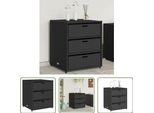 The Living Store Mobile Da Giardino Nero 55X59X69 Cm Poly Rattan