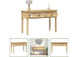 The Living Store Tavolo Consolle 115X46X73 Cm In Legno Di Pino Massiccio