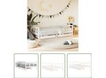 The Living Store Letto Per Bambini Con Cassetti Bianco 90X190 Cm In Legno Di Pino Massiccio