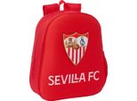 Zaino Per Bambini 3D Sevilla FúTbol Club Red 27 X 33 X 10 Cm