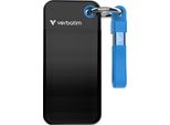 Verbatim Pocket Ssd 1 Tb Usb Tipo C 3.2 Gen 2 3.1 Gen 2 Nero Blu