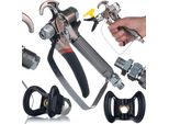 Rosfix Turbojet TJ1 – Pistola A Spruzzo Per Verniciatura Con Attacco Da 1/4” | Compatibile Con Graco, Wagner, Titan, Dedra, Yato E Molti Altri