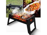 Barbecue A Carbone Portatile Da Campeggio Pieghevole