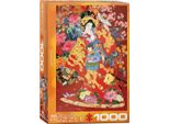 Puzzle Da 1000 Pezzi - Puzzle - Japan Kimono Art -Agemaki Di Haruyo Morita + Accessori Per Puzzle