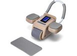 Ka08 Ruota Per Addominali Automatica Abs Marrone Con Display Lcd E Ricarica Hms