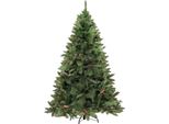 Dmora Albero Di Natale 150 Cm Camden 150H Cm Verde, 468 Rami Apertura Rami Singoli