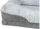 Trixie Vital Bed Lino, Letto Ortopedico Rettangolare, Grigio/Grigio Chiaro