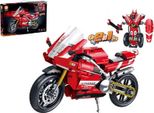 Transformers 2-In-1 Moto/Robot 594 El. Blocchi Da Costruzione.