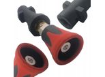 Rosfix Lancia Mini 40° Rossa – Ricambio Per Idropulitrici KäRcher K2 – K7 Bayonet | 4000 Psi, Acciaio Inossidabile, Ugello A Getto Piatto