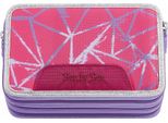 Step By Step Astuccio Per Matite Xxl Pencil Case, 3 Folds Star Stella Rosa