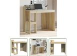 The Living Store Scrivania Rovere Sonoma 103,5X56,5X94 Cm Materiale In Legno