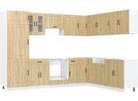 Vidaxl Set Di Armadietti Da Cucina Da 14 Pezzi Kalmar Sonoma In Legno Di Quercia
