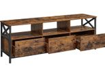 Armadio Rtv 147X40X50 Cm Marrone Rustico, Nero