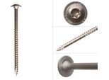 Viti A Testa Bombata A2 In Acciaio Inox 8 X 100 Mm Torx 40 - Confezione Da 50 Pezzi