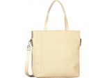 Tom Tailor Borse Rosa, Shopper Con Zip M, Beige, Beige