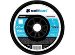 Filo Damil Premium Rinforzato Con Particelle Di Alluminio In Bobina - Profilo Quadrato, 2,7 Mm X 350 M, Cellfast