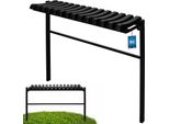Kotarbau® Panca Da Cimitero Pieghevole 78 Cm Per Interramento Panca Da Giardino Panca In Metallo Resistente Alle Intemperie Per Esterno Per Cimitero Panca Da Parco Panca Da Giardino Resistente Alle Intemperie Panca In Plastica Resistente Alle Intemperie Acciaio Verniciato A Polvere