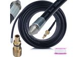Tubo Rosfix Per La Pulizia Delle Fognature 35 M - Compatibile Con Lavor (Nuovo Raccordo) E Parkside Phd | Ugello A 1+3 Getti | Tubo Per La Pulizia Ad Alta Pressione | Flessibile &Amp