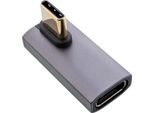 Adattatore Inline® USB4, Spina/Presa USB-C Verticale Angolata A Destra/Sinistra