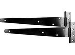 Timco - Coppia Di Cerniere A T Medie - Nero (Misura 14" - 1 Cad.)"
