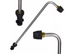 Rosfix Lancia Angolata A 90 Gradi M18 – Ugello A Getto Piatto 160 Bar, 15 L/Min, 60°C | Per Idropulitrici KäRcher K2 – K7