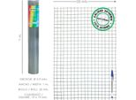 Saturnia - Rete Elettrosaldata Leggera Zincata 19X19 Altezza 100 Cm. Rotolo 25 Metri Uso Domestico