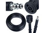 Rosfix Tubo Flessibile Ad Alta Pressione 15 M Qc – Ricambio Per Idropulitrici Lavor Army, Cruiser, Galaxy | 200 Bar, Nylon, Click Connect