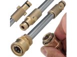 Rosfix Lancia Adattatrice (1/4" Qrc - Gerni/Baionetta) - Compatibile Con Nilfisk, Gerni, Husqvarna, Stihl | Attacco Rapido Da 1/4"" | Max. 2000 Psi"