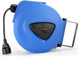 Avvolgicavo Aopunly Avvolgicavo Automatico 20M+1,5M IP44 Con Spina Singola Modello 250V Con Funzione Di Rincalzatura Per Montaggio A Parete Soffitti E Officina