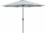Ombrellone Marbueno Acciaio 8 Montanti D300 Cm Poliestere Bianco Giardino, Piscina, Terrazza